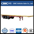 Cimc 40FT 3-Axle Flatbed Container Semi Trailer on Hot Sale